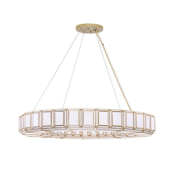 46470-010 Eurofase Lighting Belmont - 16 Light Chandelier In Contemporary Style-7 Inches Tall and 48 Inches Wide