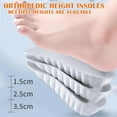 thumbnail image 2 of Orthopedic High Pads 1.0/2.0inch, Soft Height Increase Insole with Arch Support, Memory Foam, Highpads for Men, Relief Foot Pressure, 2 of 7