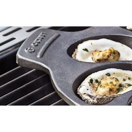 Outset Cast Iron Oyster Grill Pan Walmart Com Walmart Com
