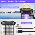 thumbnail image 4 of Fly Killer, Matamoscas eléctrico profesional con IP65 a prueba de agua, luces solares Bug Zapper Insect Killer Mosquito Killer Lamp Interior Solar & USB Powered Outdoor para Camping Senderismo Fiesta JFHHH pequeña, 4 of 5