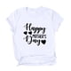 thumbnail image 1 of Gibobby Blusa Mujer Blusa de día Estampado de Moda Manga corta Mujer O-cuello Top Blusa de mujer（Blanco， XXL), 1 of 5