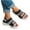 Black, variant on AURIGATE Mesh Wedges Sandals for Women Ankle Elastic Comfortable Lightweight Soft Casual Beach Sandals for Female Open Toe Walking Daily Dress