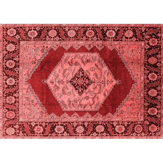 Ahgly Company Indoor Rectangle Persian Red Traditional Area Rugs, 2' x 3'