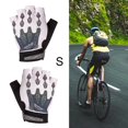 thumbnail image 3 of Par de guantes de ciclismo Unisex bicicleta medio bicicleta acolchado Blanco S Sharpla Guantes de ciclismo, 3 of 7