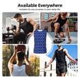 thumbnail image 7 of Kdxio Blue Lantern Shapes for Men's Muscle T-shirt,Sleeveless for Workout Running Athletic Gym Lounge Casual, 7 of 7