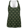 thumbnail image 1 of Grizzly Bear Adirondack Pattern Green All Over Womens Work Out Tank Top Multi LG, 1 of 2