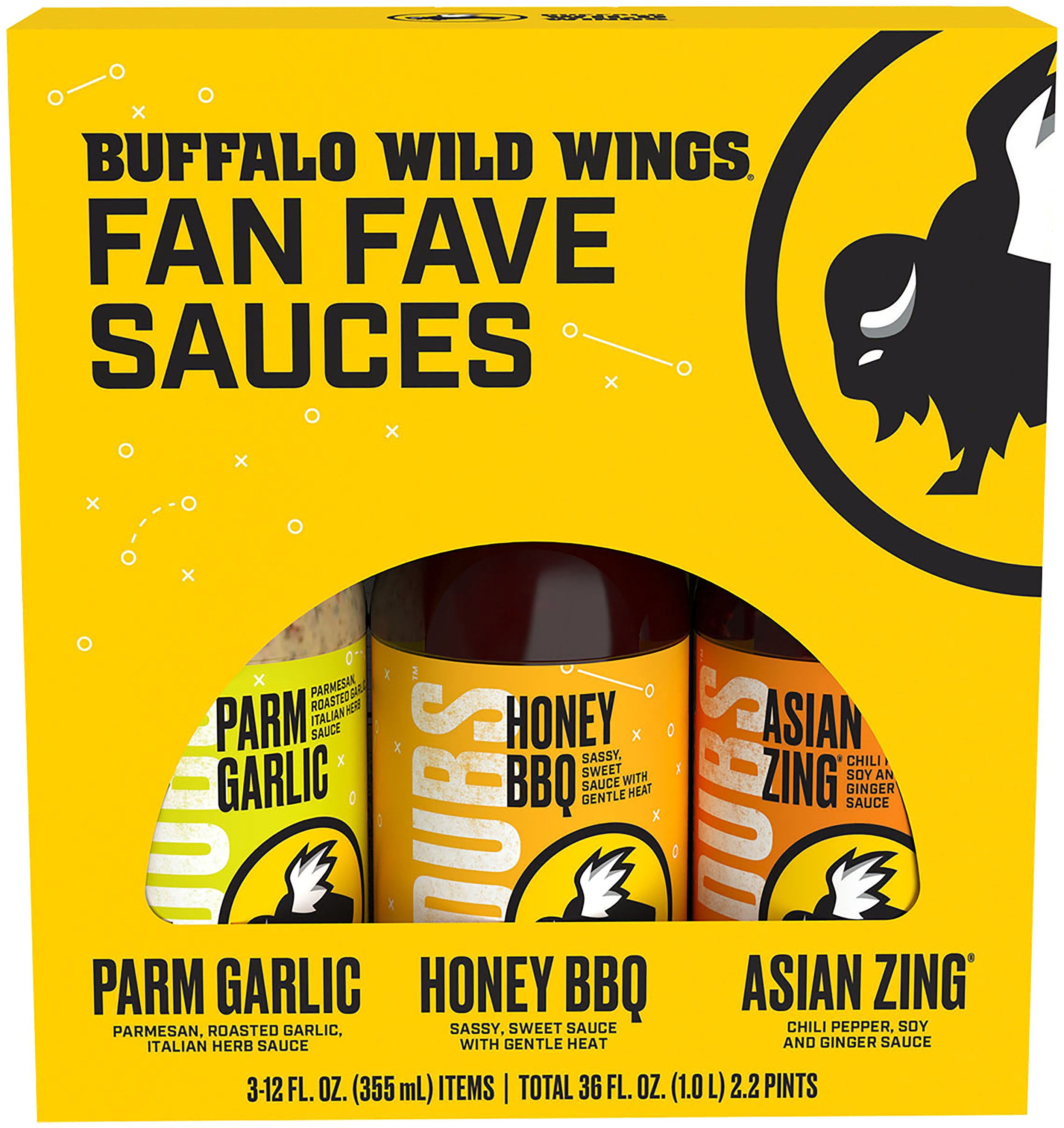 Indigenous nedbryder Uartig Buffalo Wild Wings Variety Sauces, 12 fl oz, 3 Pack - Walmart.com