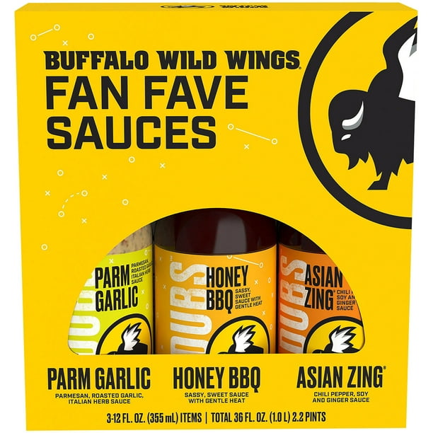 Buffalo Wild Wings Variety Sauces, 12 oz, 3 Pack - Walmart.com