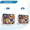 thumbnail image 4 of FORMRS 13"-13.3" Laptop Sleeve Protective Case Soft Carrying Quilted Computer Bag Cover, Large Colorful Flowers Pattern, 4 of 7