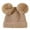 Brown, variant on Staki Baby Boy Hats Baby Girl Hats Knit Baby Winter Hat Cute Baby Beanies for Girls Boys Thick Warm Toddler Hat(Red,0-12 Months)