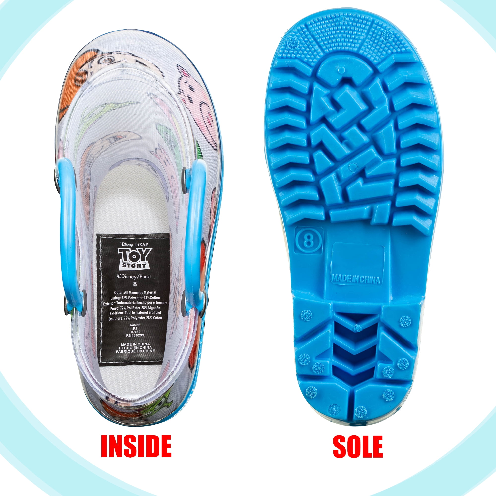 Toy story crocs size 8 9 sale