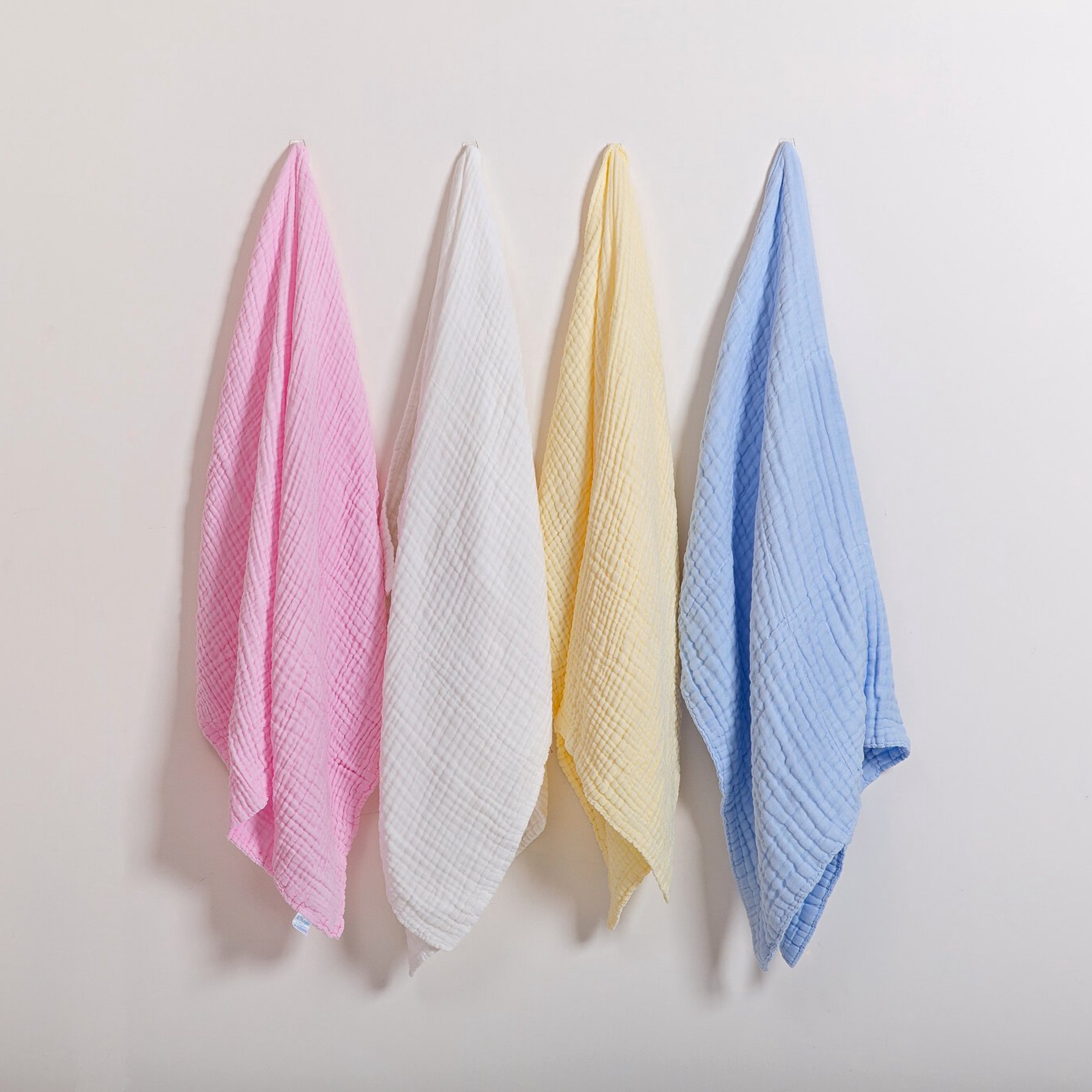 L'Ange Baby 6-Layer Medium Cotton Muslin Towel, blanket for Baby, Toddlers, Kids & Home, Soft, Lightweight, Absorbent, Gauze Towel, Suitable for Delicate Skin, Medical Grade Packaging, 28 x 47 inches