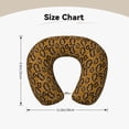 thumbnail image 5 of Xecao Snake Skin Print Memory Foam Cervical Neck Pillow Versatile U-Shaped Pillows for Home,Office,Camping,Travelling,Soft Washable Cover, 5 of 8