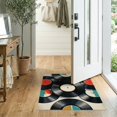 thumbnail image 2 of ODIKA 2'x3' Washable Throw Rug Record Vintage Vinyl Disc Cluster Music Multicolor Labels Cd for Hallway, Study Room, Non-Slip Low Profile, Flatwoven, 2 of 7