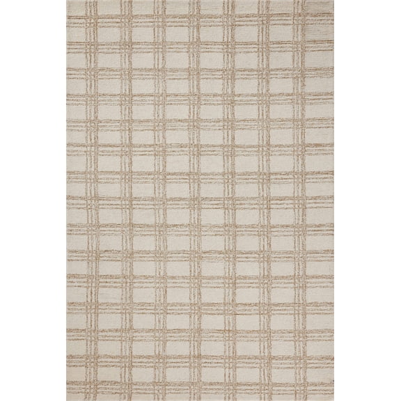 Chris Loves Julia x Loloi Polly Cream / Sand 5'-0" x 7'-6" Area Rug