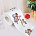 thumbnail image 4 of Creative Roll Paper Christmas Pattern Series Toilet Paper Santa Claus Reindeer Tissue Xmas Decor Tissue Roll Table Napkin, 4 of 5