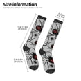 thumbnail image 4 of Haiem Spiders Socks, Funny Novelty Crazy Design Cotton Socks Sports Socks Knee High Socks For Men, Women,1Pairs - Gift For Working Friends, 4 of 8