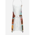 thumbnail image 4 of Lots of Chocolate and Tan Dachshund Apron 27 in x 30 in, 4 of 5