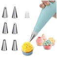 thumbnail image 1 of Kit Profesional de Accesorios para Hornear Sincero 6 Boquillas de Repostería y 1 Manga Pastelera de Silicona Reutilizable, 1 of 5