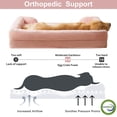 thumbnail image 2 of WNPETHOME Cama para perros extra grandes, cama lavable para perros con forro impermeable y fondo antideslizante, sofá ortopédico de espuma de huevo para dormir de mascotas, cama para mascotas, 2 of 5