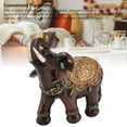 thumbnail image 4 of Resin Elephant Statue Wealthy for Home and Office Decor  Luck Symbol with Vibrant Colors Unique Housewarming Gift, 4 of 7