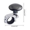 thumbnail image 4 of Stainless Steel Steering Wheel Spinners Knob for Car Truck Extension Booster, 4 of 5