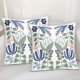 thumbnail image 2 of Paquete de 2 fundas de almohada decorativas bordadas de 18.0 x 18.0 in, funda de almohada floral para sala de estar, sofá cama (flor de pájaro), 2 of 5
