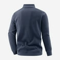 thumbnail image 7 of USNSM (M-5XL) Big and Tall Men's Quarter-Zip Fleece Jacket, Long Sleeve Half Zip Fleece Pullover Sweaters Thermal Golf Sweatshirt Blue M, 7 of 7