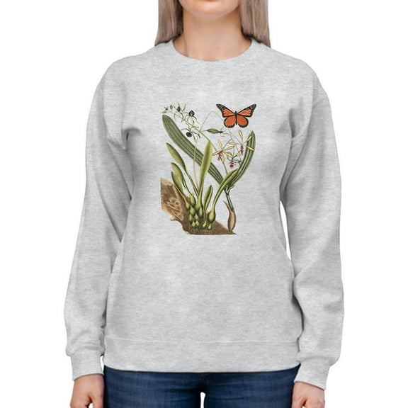 Sm Catesby Butterfly Iv Sweatshirt Women -Mark Catesby Designs, Female XX-Large