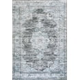 thumbnail image 2 of JONATHAN Y WASHABLE 4 x 6 Area Rug, Bausch Bohemian Distressed Chenille - Dark Gray/Blue, WSH201D-4, 2 of 8