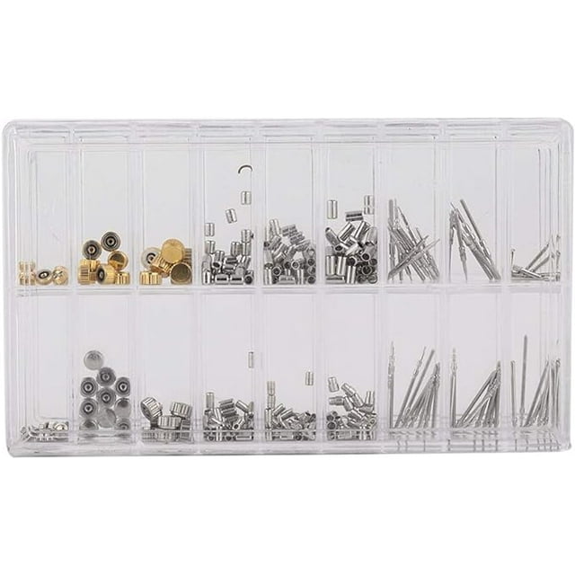 Pièces de Rechange pour Tige de Montre et Couronne de Montre, Outil de Couronne de Montre, Outil de Réparation de Couronnes de Montre, Ensemble de Tube de Couronne de Montre Professionnel