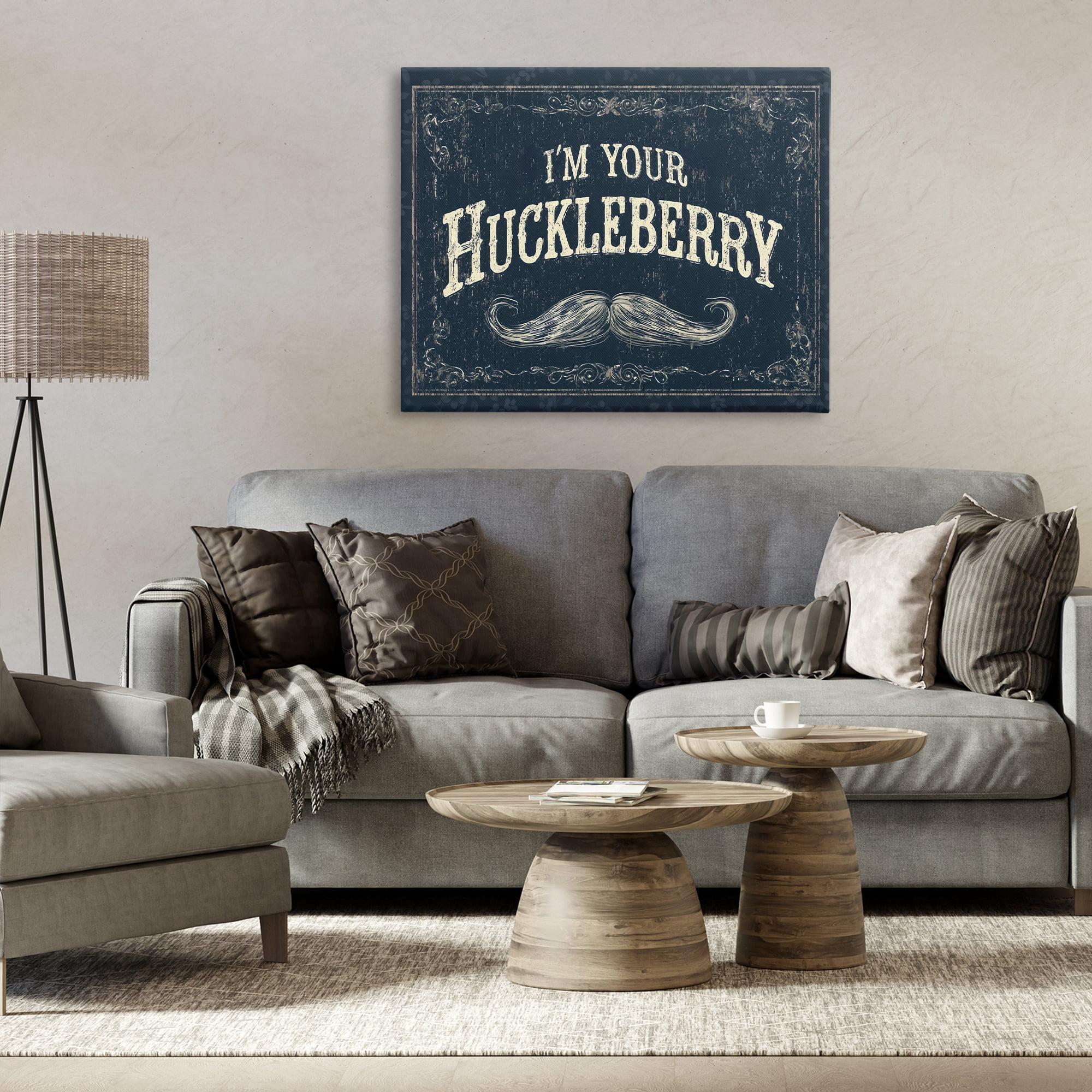 Stupell Industries I'm Your Huckleberry Canvas Wall Art, design by Arlington Prints