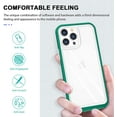thumbnail image 3 of Case for iPhone 14 Pro 5G,Slim Thin Soft TPU Bumper & Hard PC Transparent Back Shockproof Scratch Resistant Protective Phone Case for iPhone 14 Pro 5G 2022 6.1 inch (Green), 3 of 14