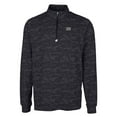 thumbnail image 2 of Men's Cutter & Buck Black Jackson State Tigers Big & Tall Traverse Camo Print Stretch Quarter-Zip Pullover Top, 2 of 3