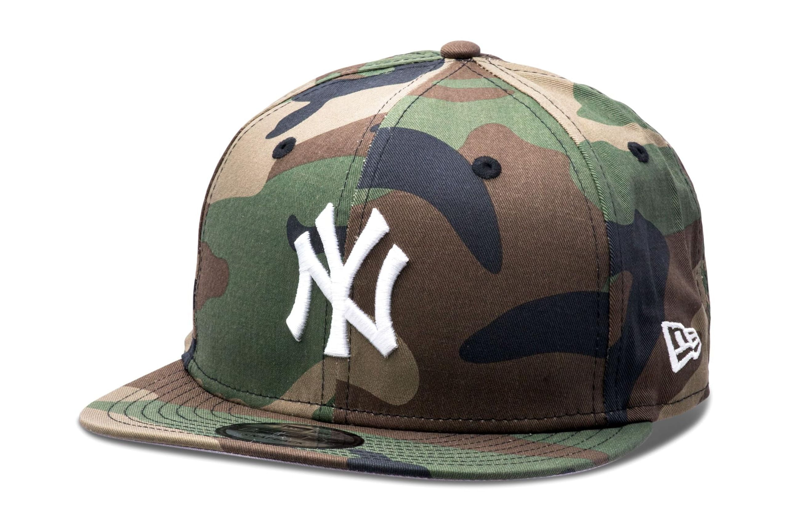 【New Era】 ★ MLB New York Yankees Basic Camo Ball Cap ★ Men's New Era Camo New York Yankees Basic 9FIFTY Snapback
