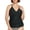 Black, variant on RELLECIGA Women's Push Up Tankini Top Twist Front Ruched Tankini Bathing Suits Vintage Swimsuit V-Neck Tummy Control Swimwear Top