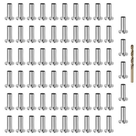 

65pcs Cable Protector Stainless Steel Protective Sleeves with 1pc Drill Bit