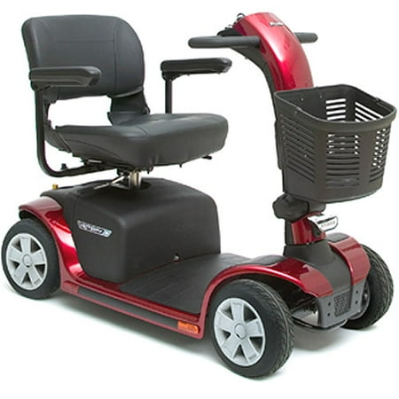 Pride Victory 9 4-Wheel Standard Scooter, Red