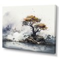 thumbnail image 2 of Designart Trees Oversized Wall art decor, Tree Canvas wall art, Grey Tree Ink euphony , Grey Traditional Canvas wall art, 40x30 inches, 2 of 5