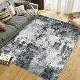 thumbnail image 2 of 8x10 Large Area Rug Living Room Washable Modern Abstract Soft Thin Rug Indoor Floor No Slip Carpet for Bedroom Dining Room Grey, 2 of 6