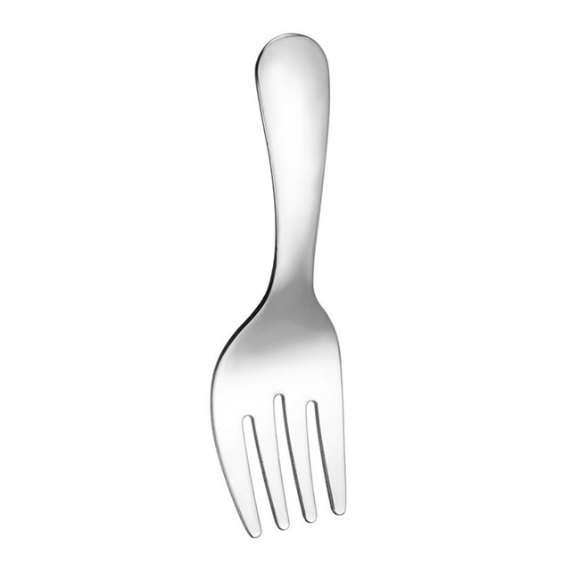 Unatoiry Stainless Steel Set Portable Durable Lightweight Outdoor Camping Stainless Steel Set Multifunctional silver fork