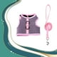 thumbnail image 5 of Arnés para caminar para mascotas, chaleco, correa segura para el pecho, acolchado, transpirable, decoración de entrenamiento, cuerda de tracción, accesorios para ropa, rosa L Eigraketly PT000592-02, 5 of 7