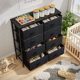 thumbnail image 3 of 8-Drawer Dresser, Clothes Dresser Tower & Classification Storage for Bedroom, Living Room, Black, 3 of 8