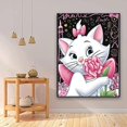 thumbnail image 7 of Diamond Painting Kits, DIY White Cat Diamond Art Kits, DIY Full Drill Diamond Dots Paintings with Diamonds Gem Art Crafts for Home Wall Decor 12x16 Inch$$Art & Craft, 7 of 7