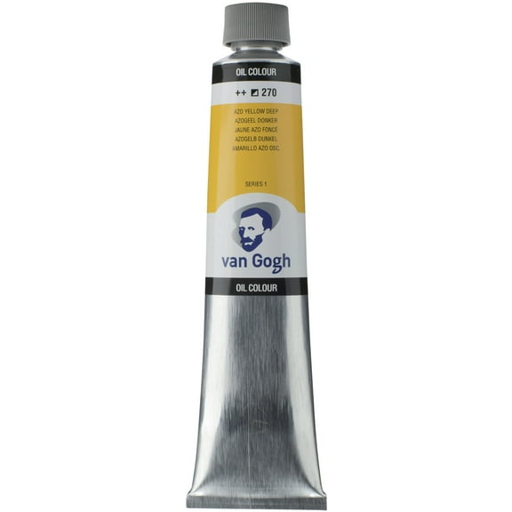 Van Gogh Oil Color, 200ml Tube, Azo Yellow Deep