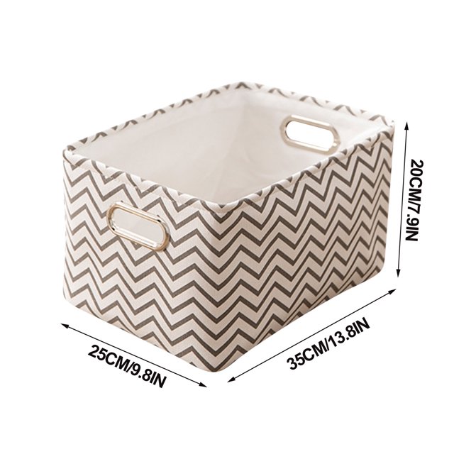 Birdeem Portable Fabric Tabletop Folding Box Storage Box Toy Storage Basket Kitchen Drawer Thickened Storage Basket