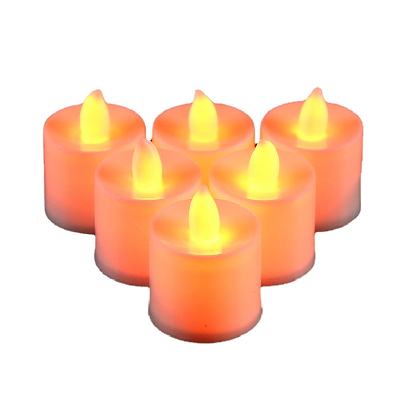 Coume 24 Pack Flameless Tea Lights Candles Blue LED Candles Halloween