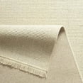 thumbnail image 2 of Modern Braided Large Area Wool Rug – 100% Natural for Living Room & Bedroom, Soft & Durable Rug, Resilient & Luxurious, Beige, 1.97x3.61 ft, 2 of 5