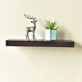 thumbnail image 2 of WELLAND 24 inch Mission Floating Shelves Wall Mounted Shelves Display Rack, 23 3/4"L x 9 1/4"D x 2"T, Espresso, 2 of 5