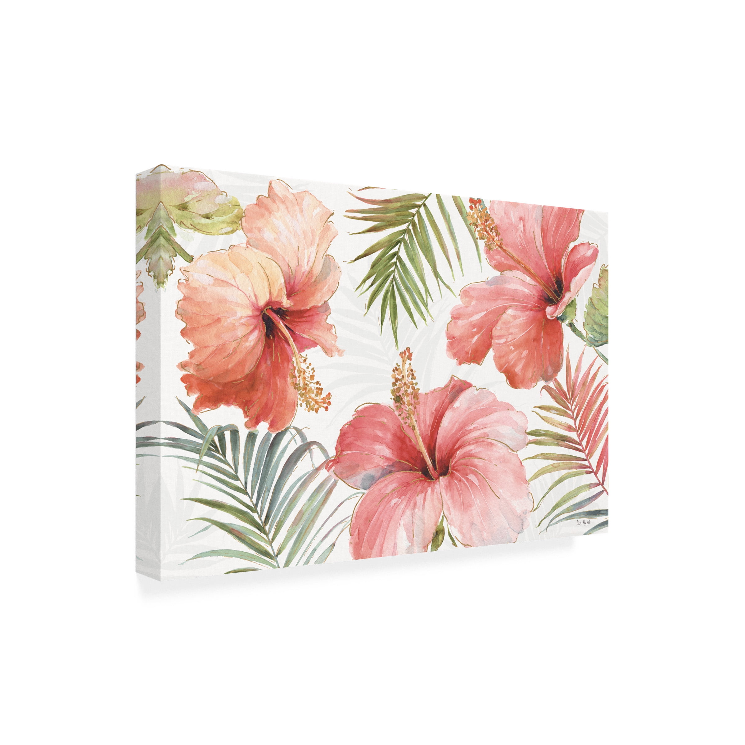 Lisa Audit 'Tropical Blush I' Outdoor Canvas